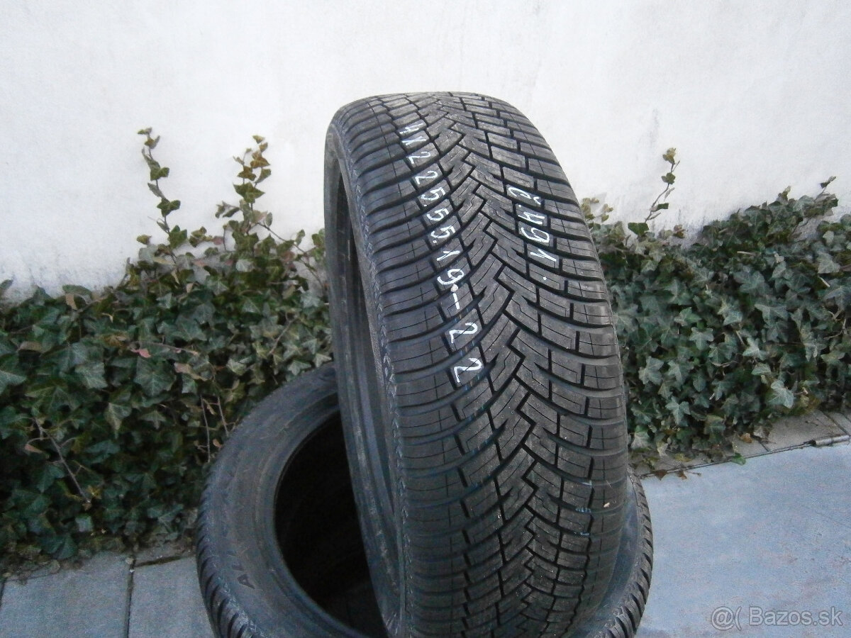 Predám 4x celoročné nové pneu Pirelli 225/55 R19 99V