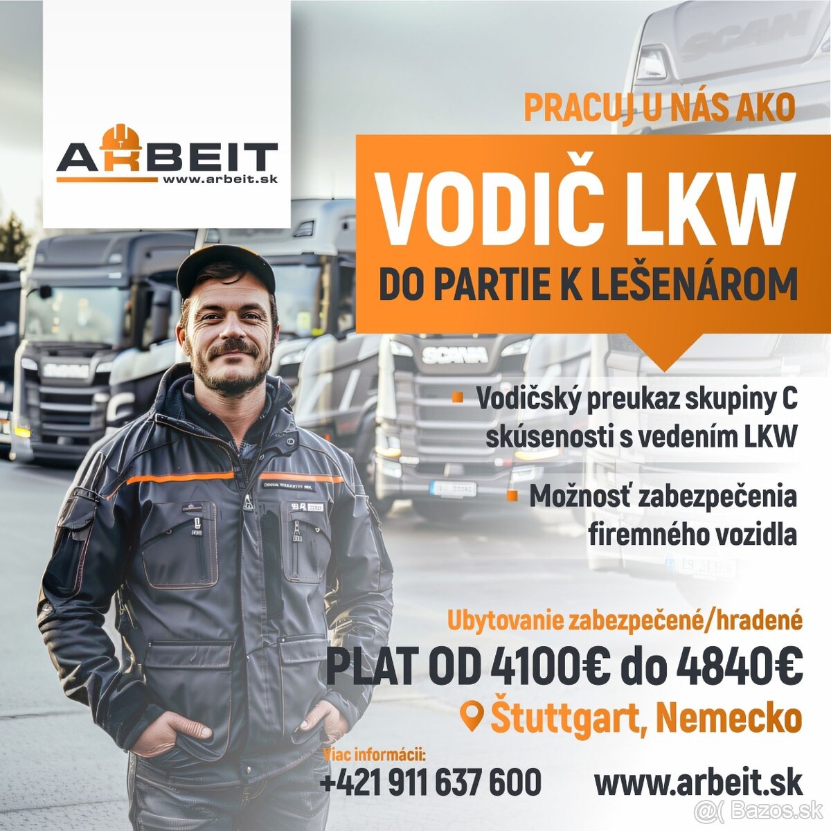 VODIČ LKW k lešenárom / NEMECKO