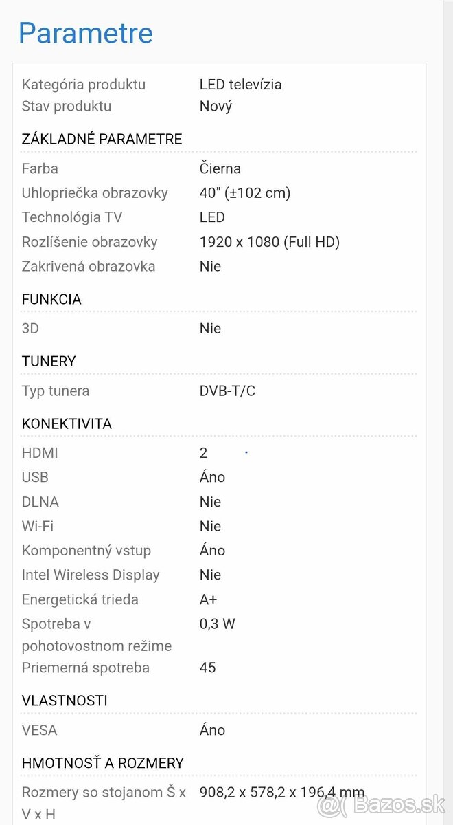 Samsung UE40H5030AWXXH