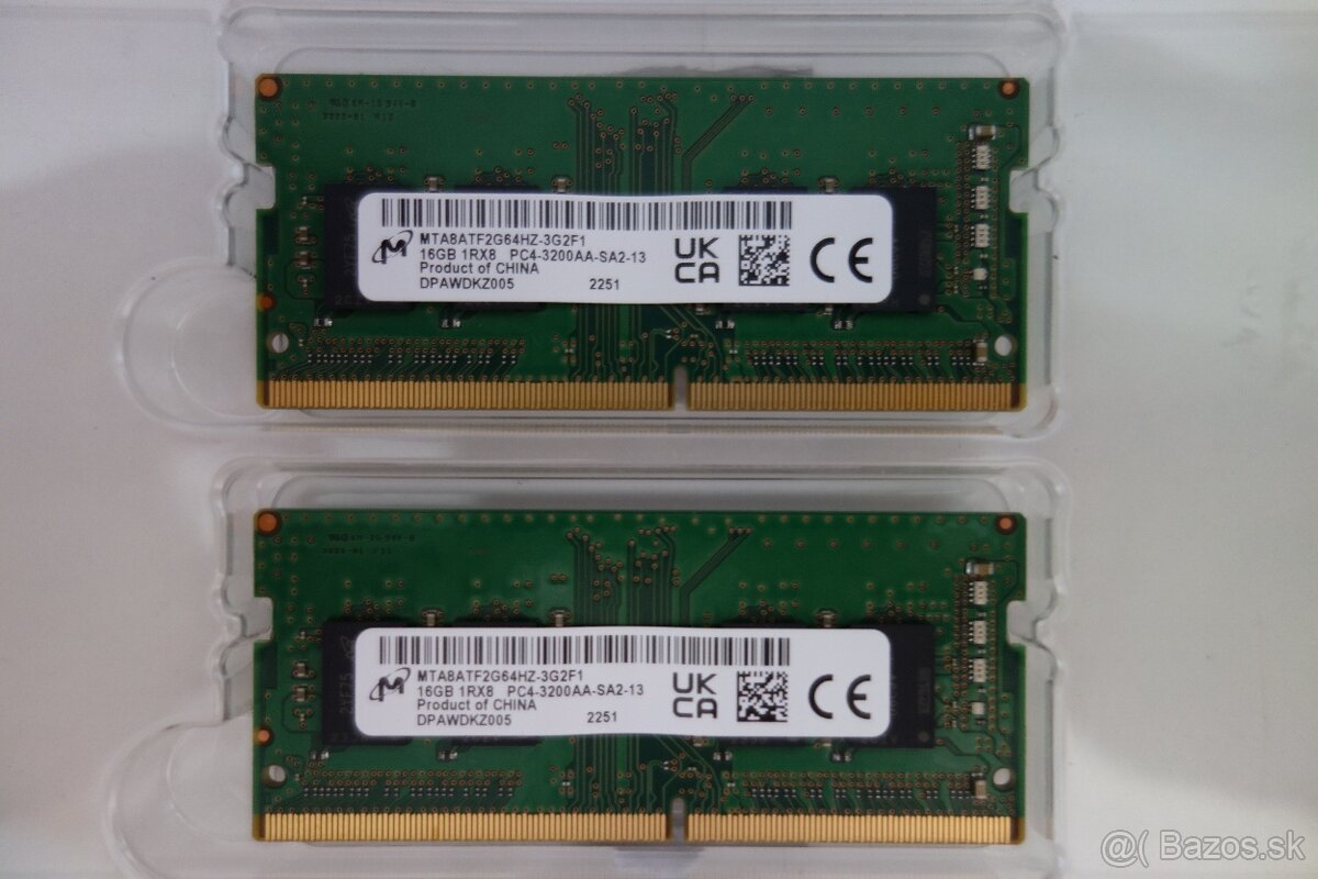 32GB (2x16) DDR4 3200MHz RAM do notebooku