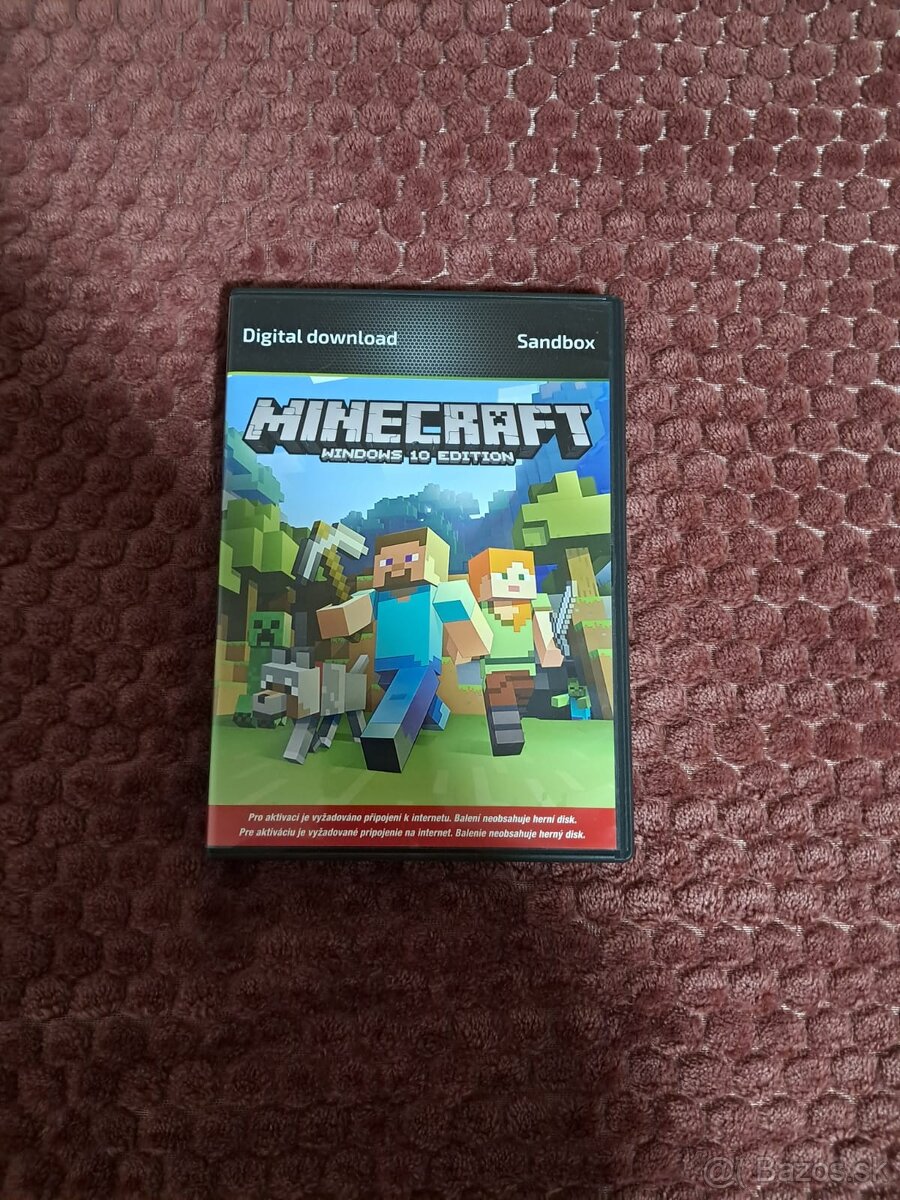 PC DVD CZ Minecraft box