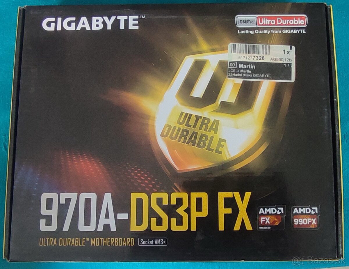 PREDÁM GIGABYTE 970A-DS3P FX