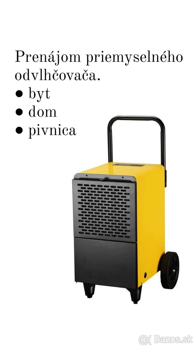 Profesionálny odvlhčovač,stavebná miešačka,