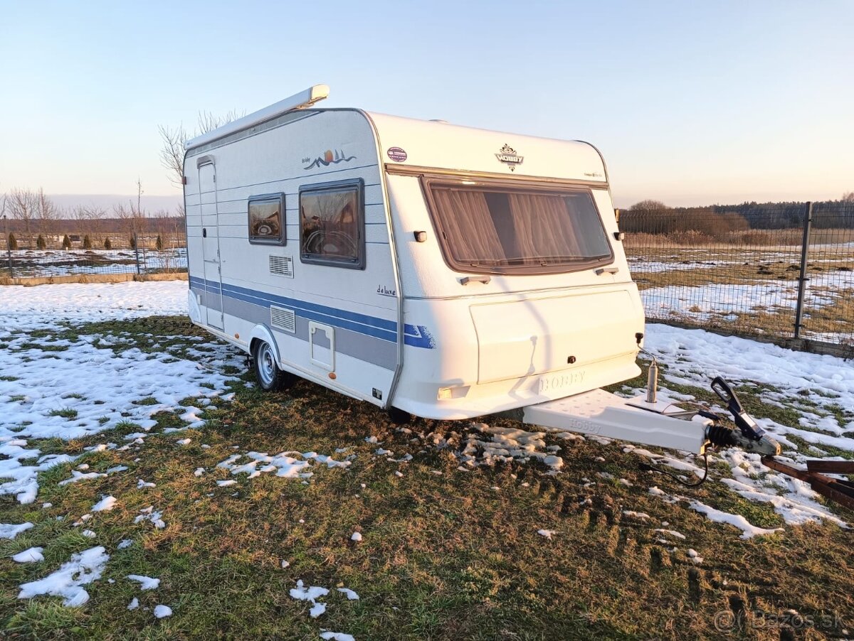 Karavan Hobby 440 - DE LUXE - markiza, mover