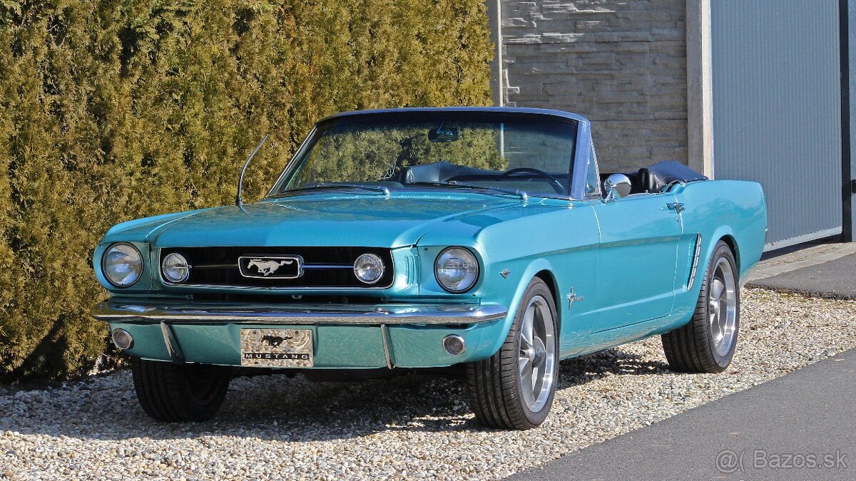 1965 FORD MUSTANG CABRIO V8 4-SPEED MANUAL