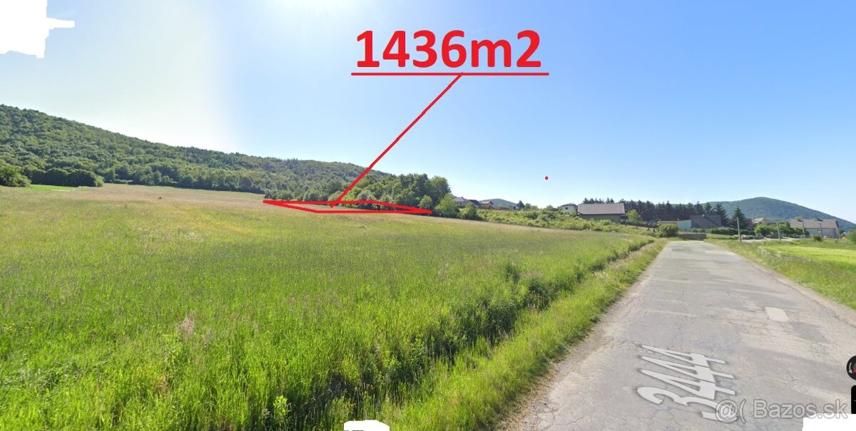 Stavebný pozemok vhodný na investíciu - 1436m2