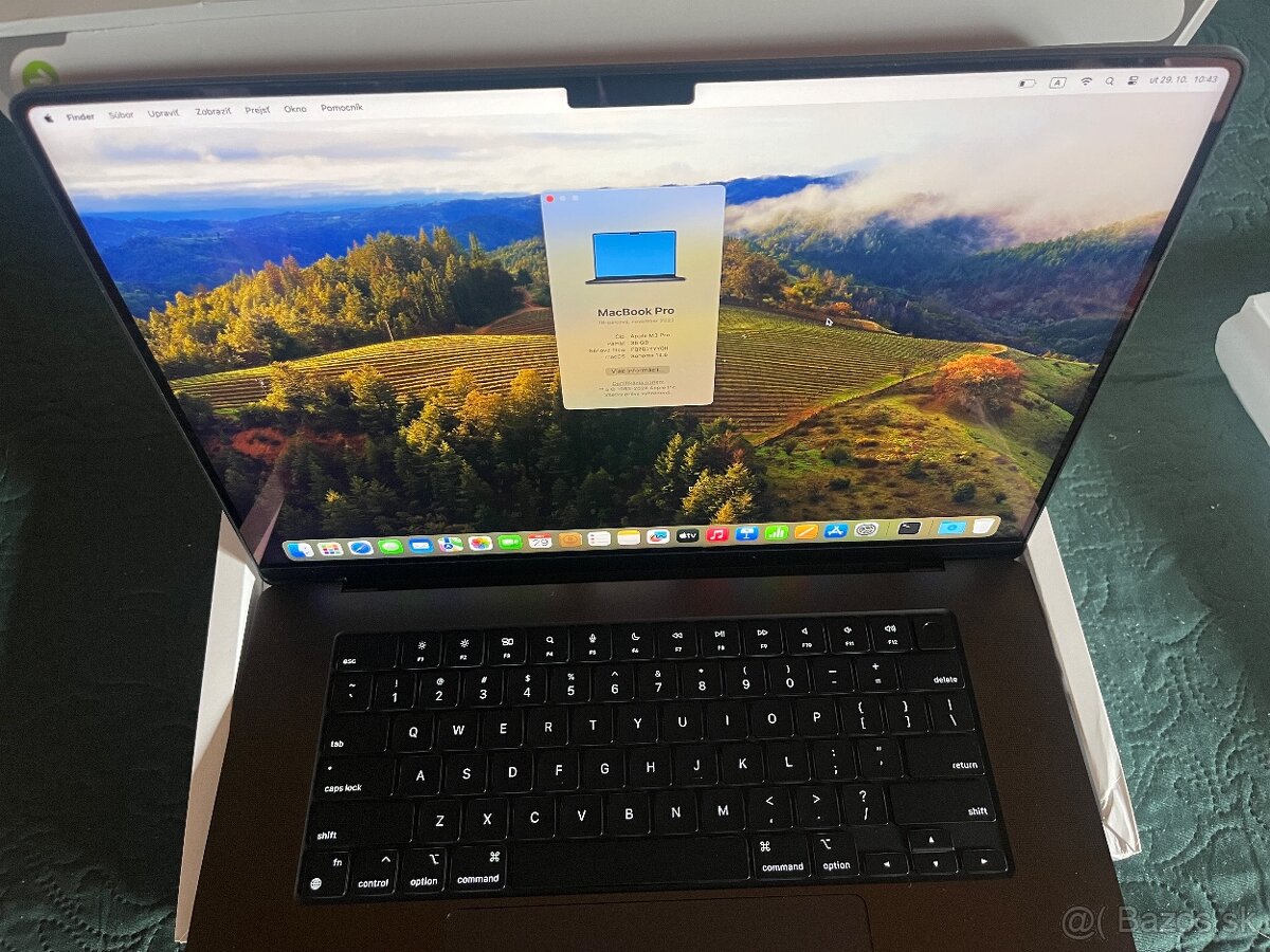 Macbook Pro 16" 2023 M3 Pro 12C CPU 18C GPU 36GB RAM 1TB SSD