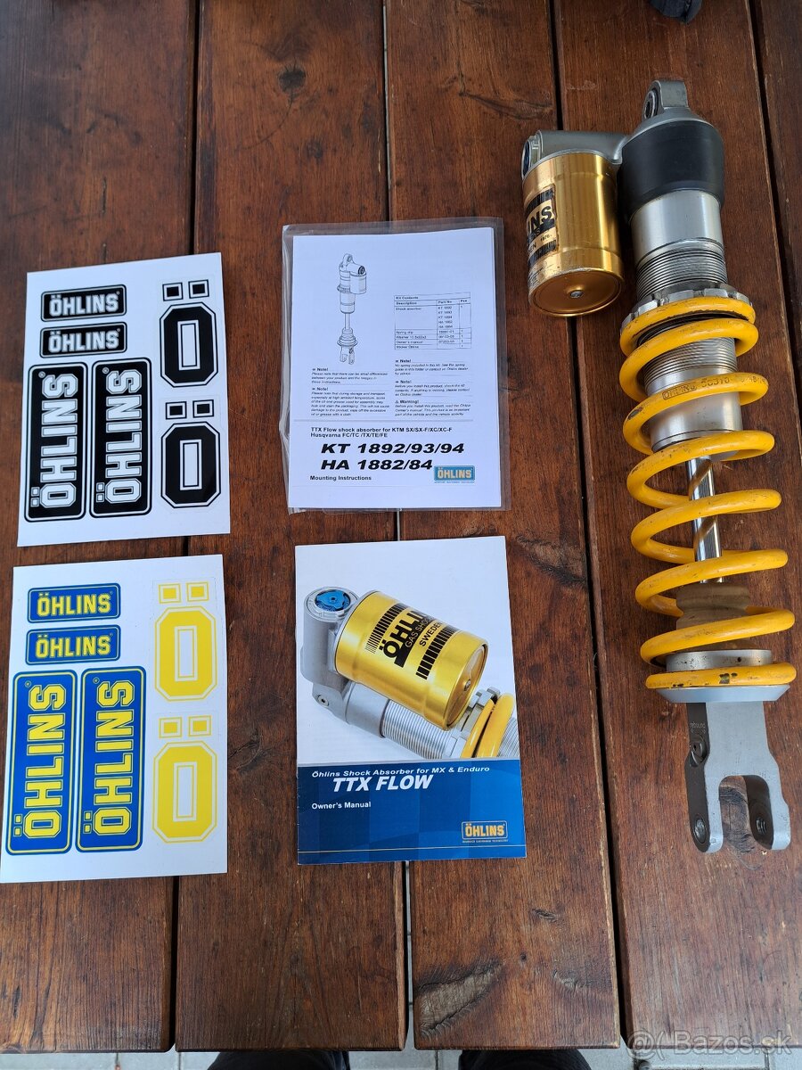 Zadní tlumič Ohlins TTX Flow KTM Husqvarna