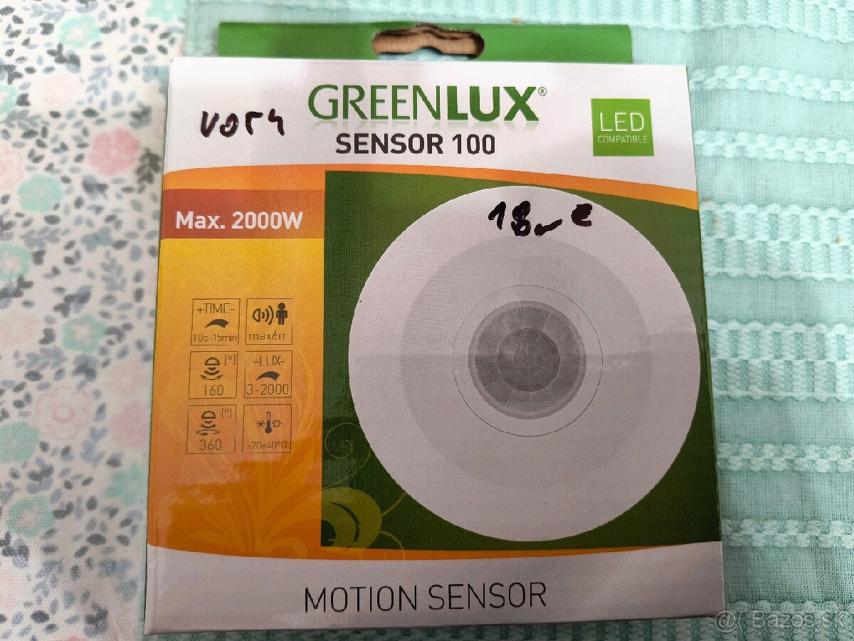 Pohybové čidlo GreenLUX sensor 100