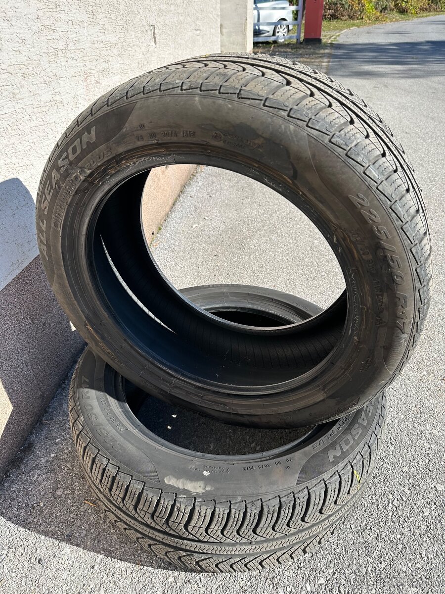 225/50 r17 celoročné pneumatiky