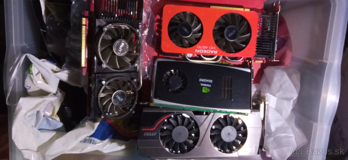 Predam zberku GPU NVIDIA GTX AMD Radeon