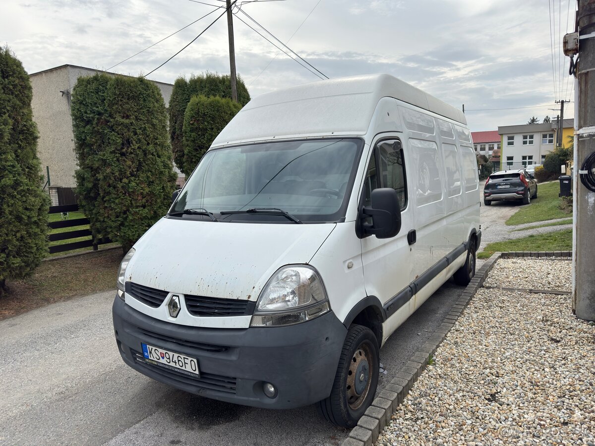 Renault Master 2.5 88kw 2007  L3H3 čítať do konca