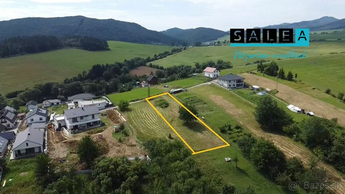 STAVEBNÝ POZEMOK S KRÁSNYM VÝHĽADOM, 1050m2, ŽILINA - PODHOR