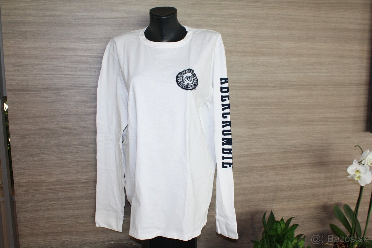 Abercrombie tricko s dlhym r. vel.XL/XXL