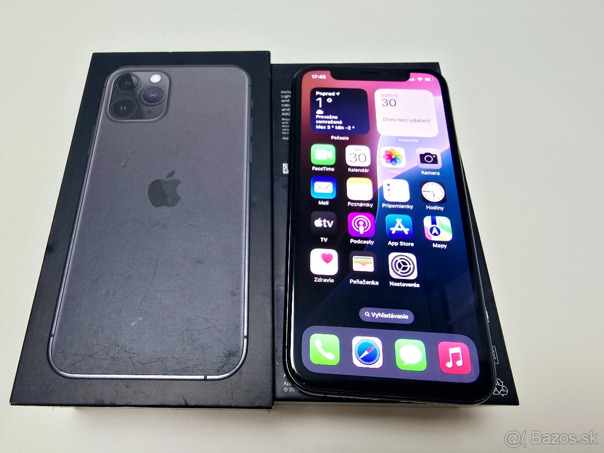 APPLE IPHONE 11 PRO 64 GB SPACE GRAY,BATERKA 100%