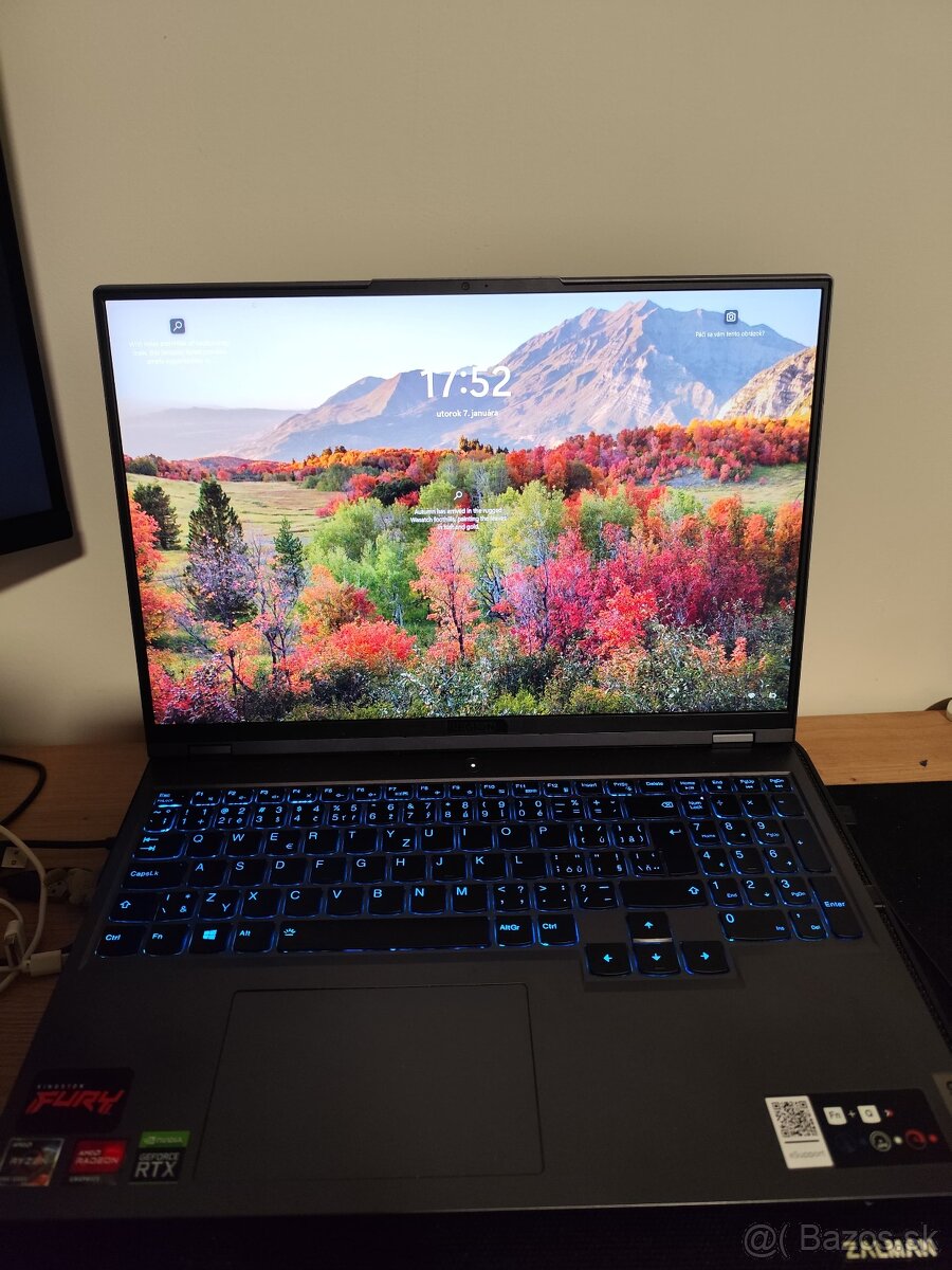 Predám Herný notebook Lenovo Legion 5 Pro 16ACH6H