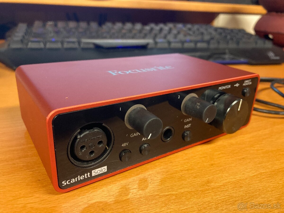 Focusrite Scarlett solo 3rd gen