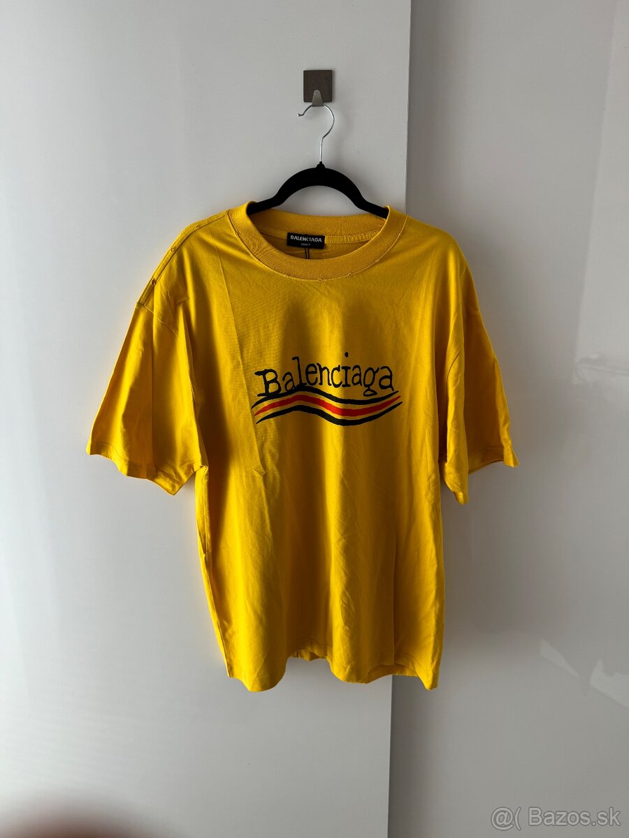 Balenciaga yelow tee