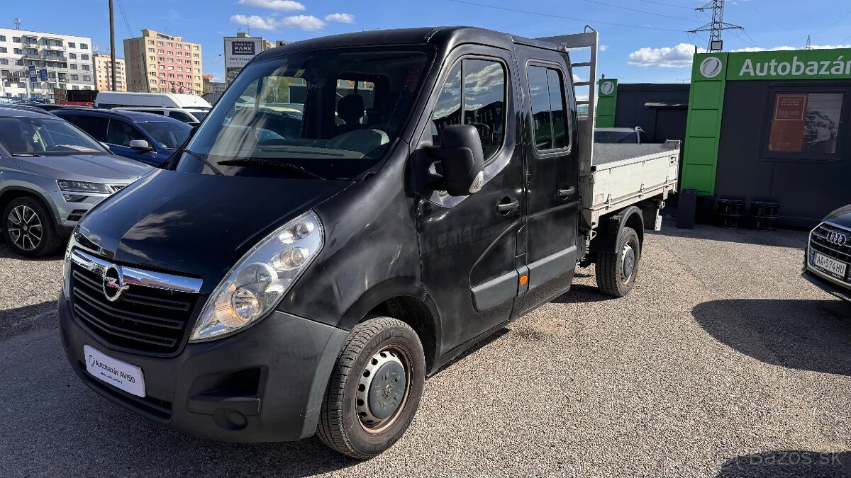 Opel Movano 2,2 Diesel DOUBLE CABINE - 3 stranný vykláp...