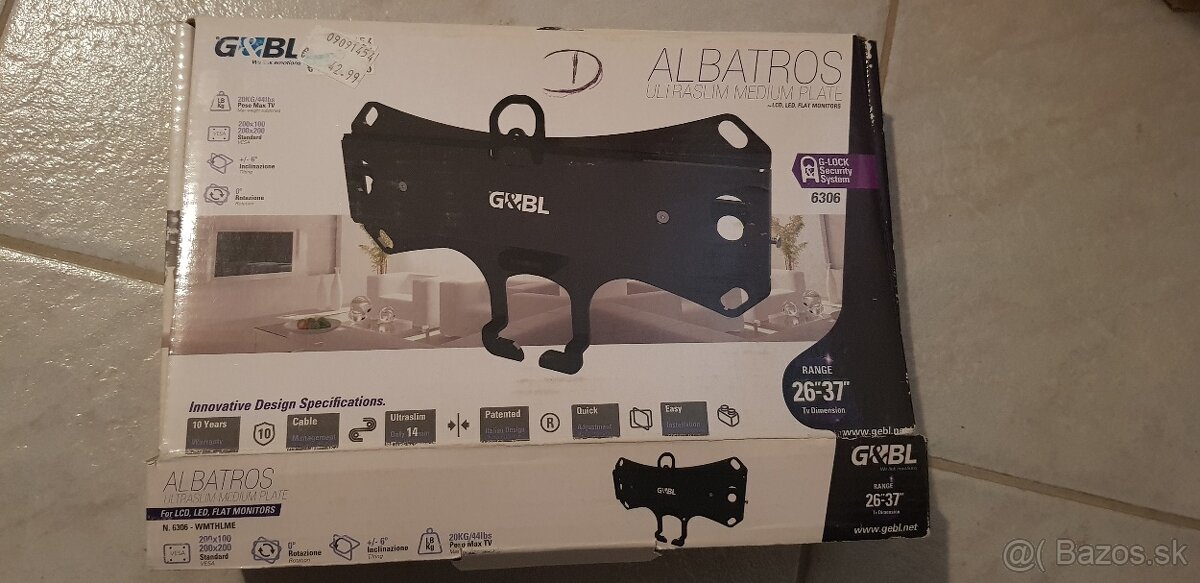 Držiak TV GEBL Albatros 26"-37" resp do 20kg