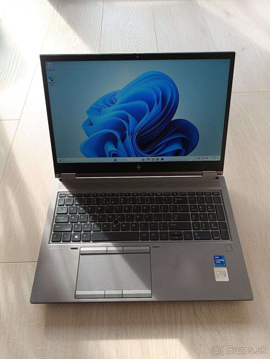 HP Zbook G8 Fury, i7 11850H, 32 GB RAM, Nvidia RTX A2000