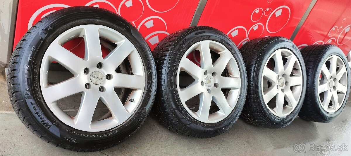 Alu Kola 17 5x112 Audi VW Seat Škoda Zimní Pneu 215/55R17