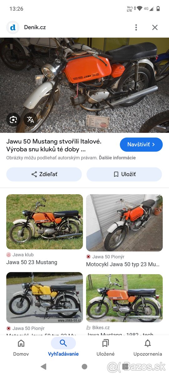 Zháňam originál nádrž a kastlik mustang