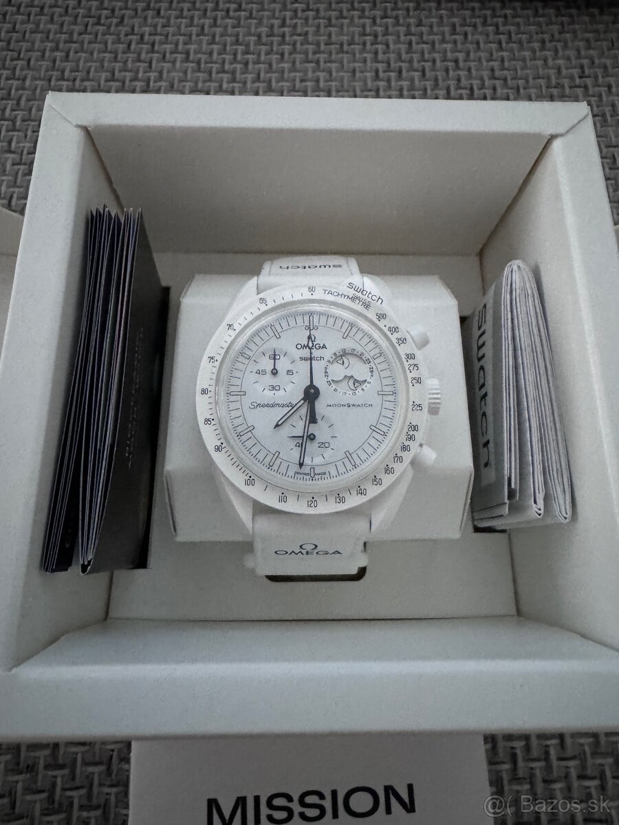 Swatch x Omega Mission to The Moonphase (white)