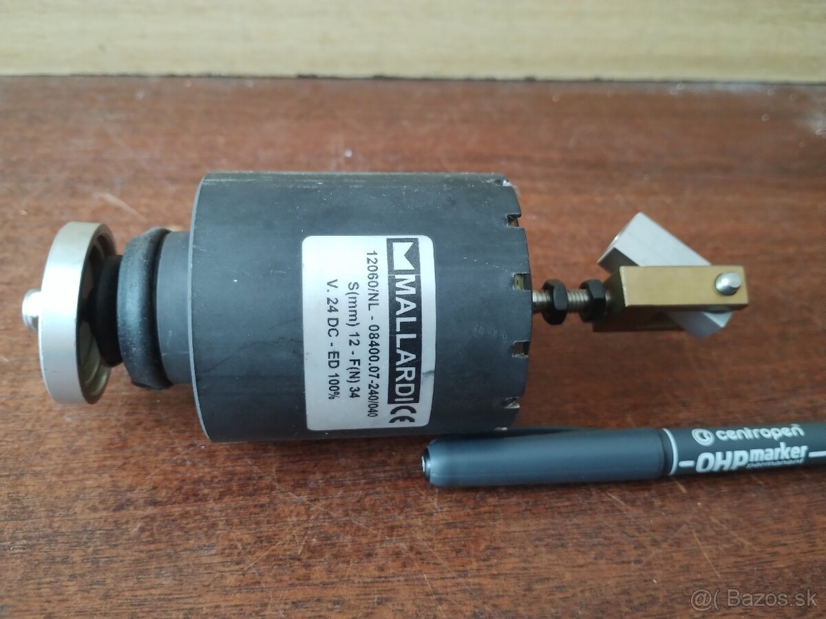 Solenoid (ventil elektromagnetický Mallardi 12060/NL 24V DC