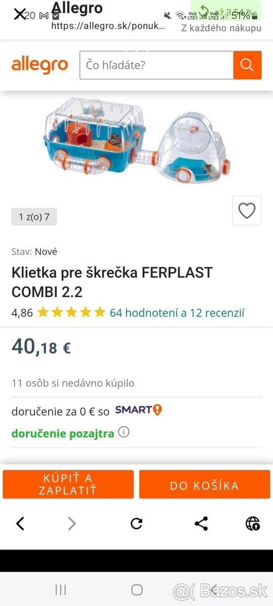 Klietka pre skrecka