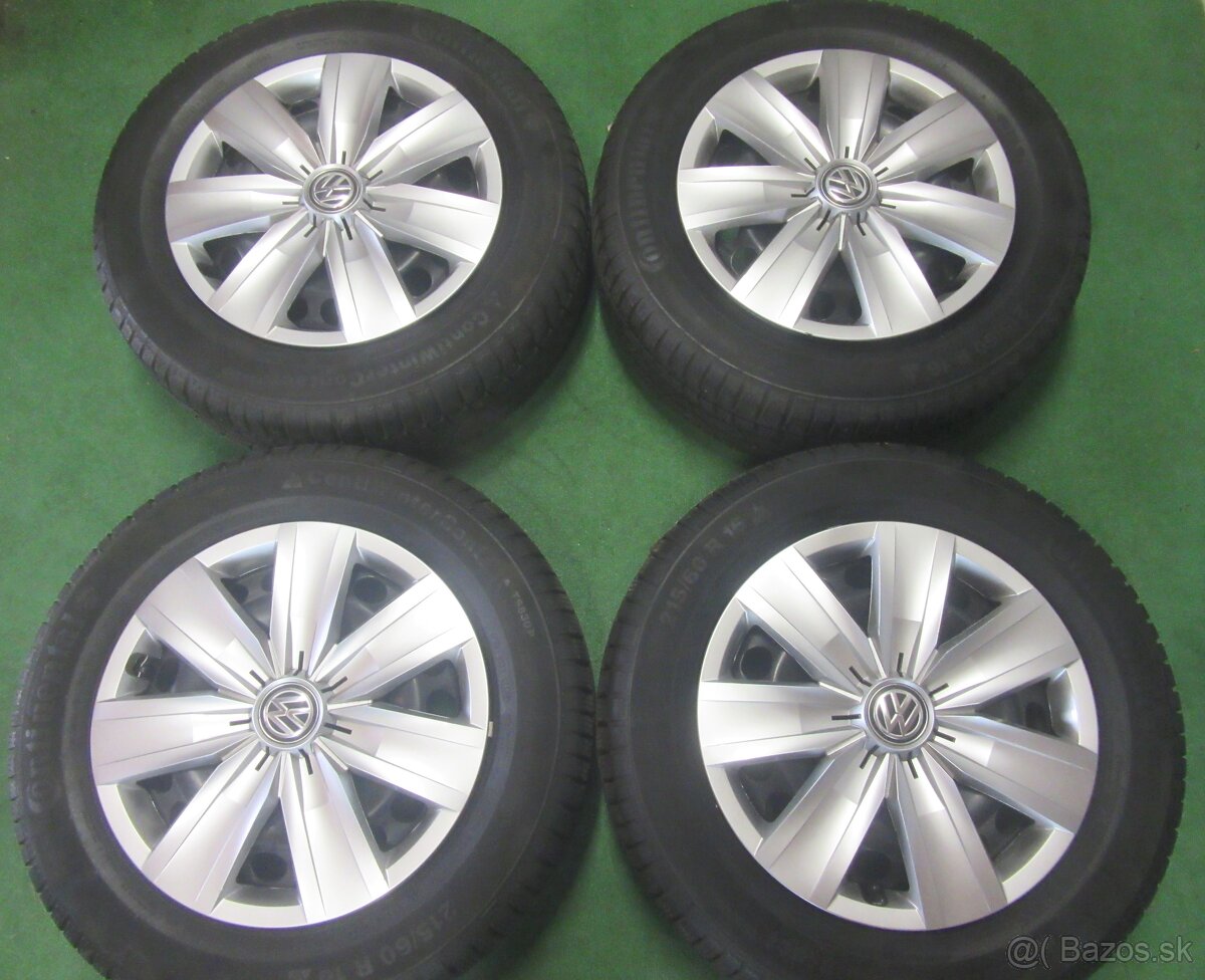 R16 zimná sada PASSAT rozteč 5x112 215/60R16 CONTINENTAL