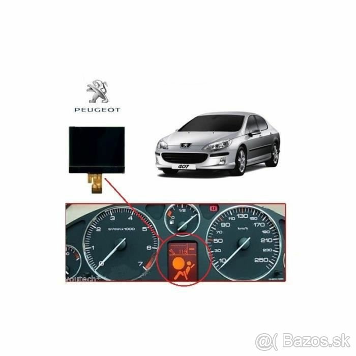 peugeot 407 VDO displej