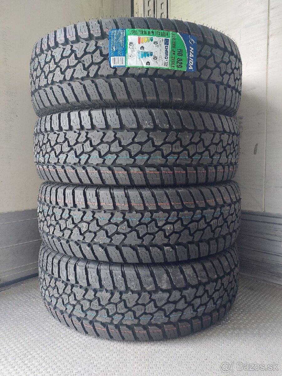 Nové AT pneumatiky LT265/75R16 10PR 123/120R