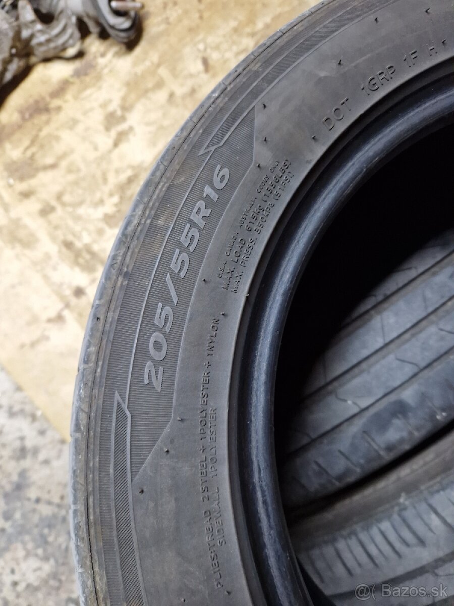 Predám letné pneumatiky 205/55 r16