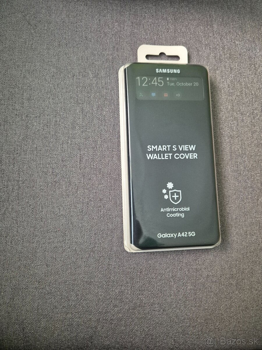 Smart knižkové čierne Samsung A42 5g