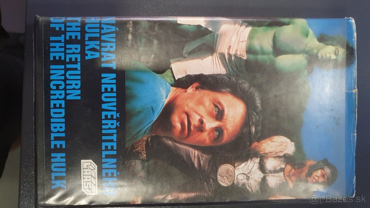 VHS film "Návrat neuveritelného Hulka" RARITA - Rezervacia
