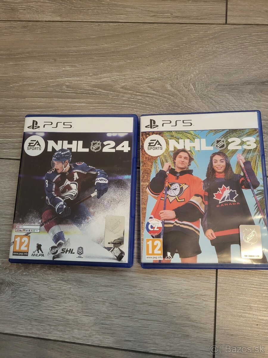 Predám NHL 24 a 23 na PS5