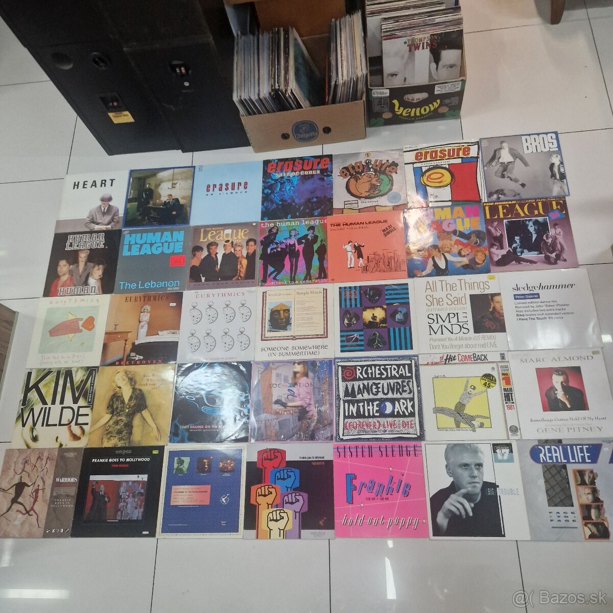 maxi LP-čky...PET SHOP BOYS,ERASURE,BROS,HUMAN LEAGUE,EURYTH