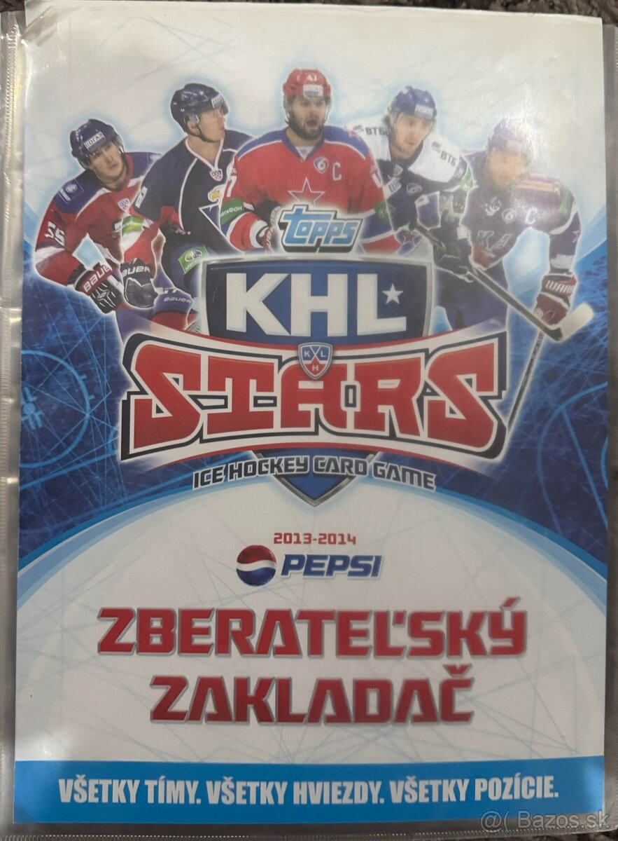 Topps KHL Stars z rokov 2013-2014