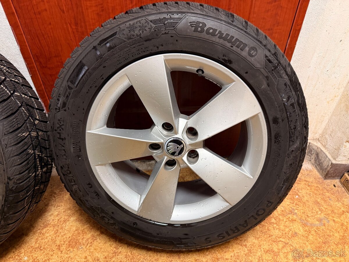 Zimna sada kolies Skoda Kodiaq Ratikon 215/65 R17