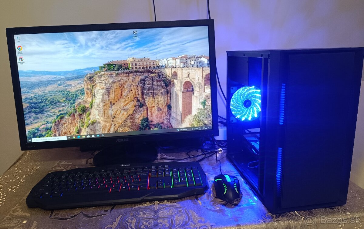 Herné PC Intel i7 8x2,95Hz, 16GB RAM, SSD, RTX2060, Win10