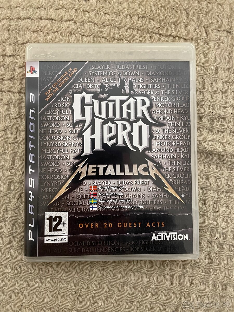 Metallica guitar hero ps3