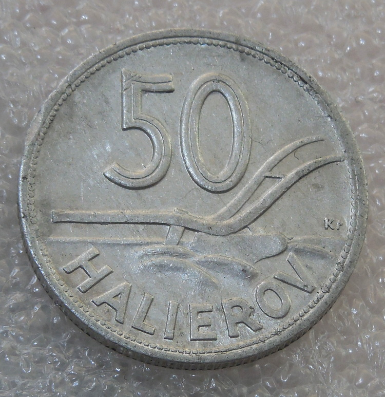 Mince: 50 Halierov 1943 pekný stav Slovenský štát 1939-1945