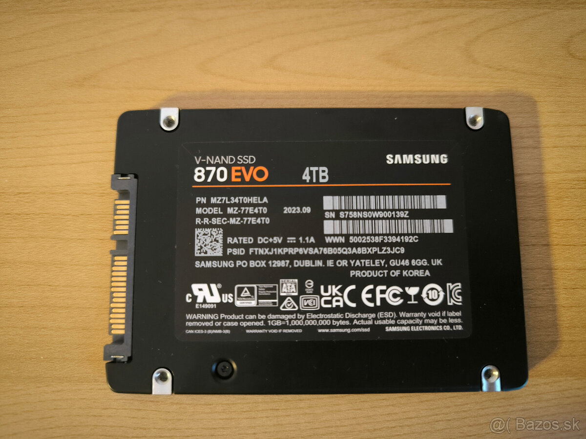 Samsung SSD EVO 870 4TB