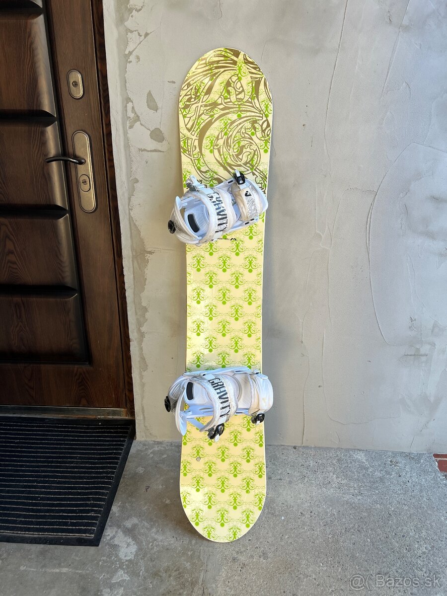 Snowboard Westige Royal 148cm a viazanie Gravity