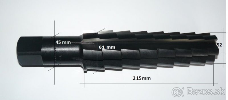 Výstružník kužel. M6/1 s válc.st.pro Morse kužele (NOVÝ)