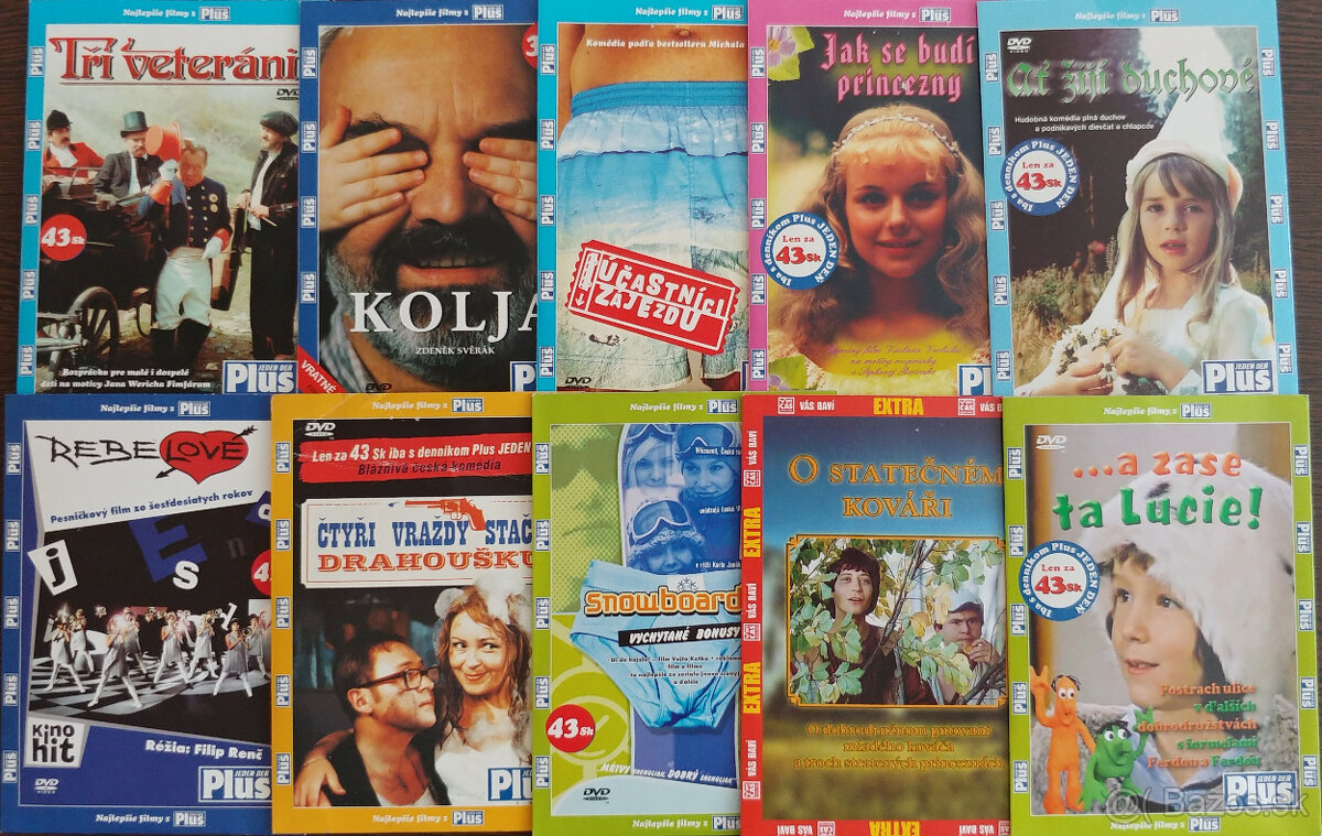 Kolekcia filmov (20xDVD) ČS tvorba