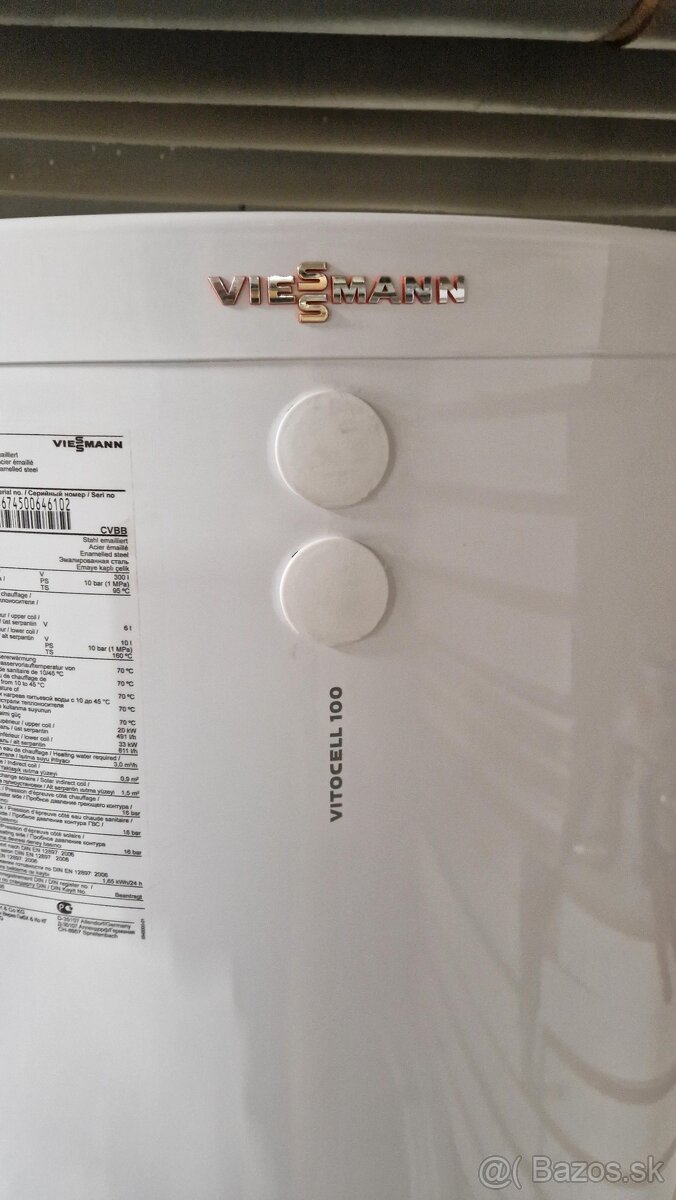 VIESSMANN VITOCELL 100-W Elektrický bojler so spirálami