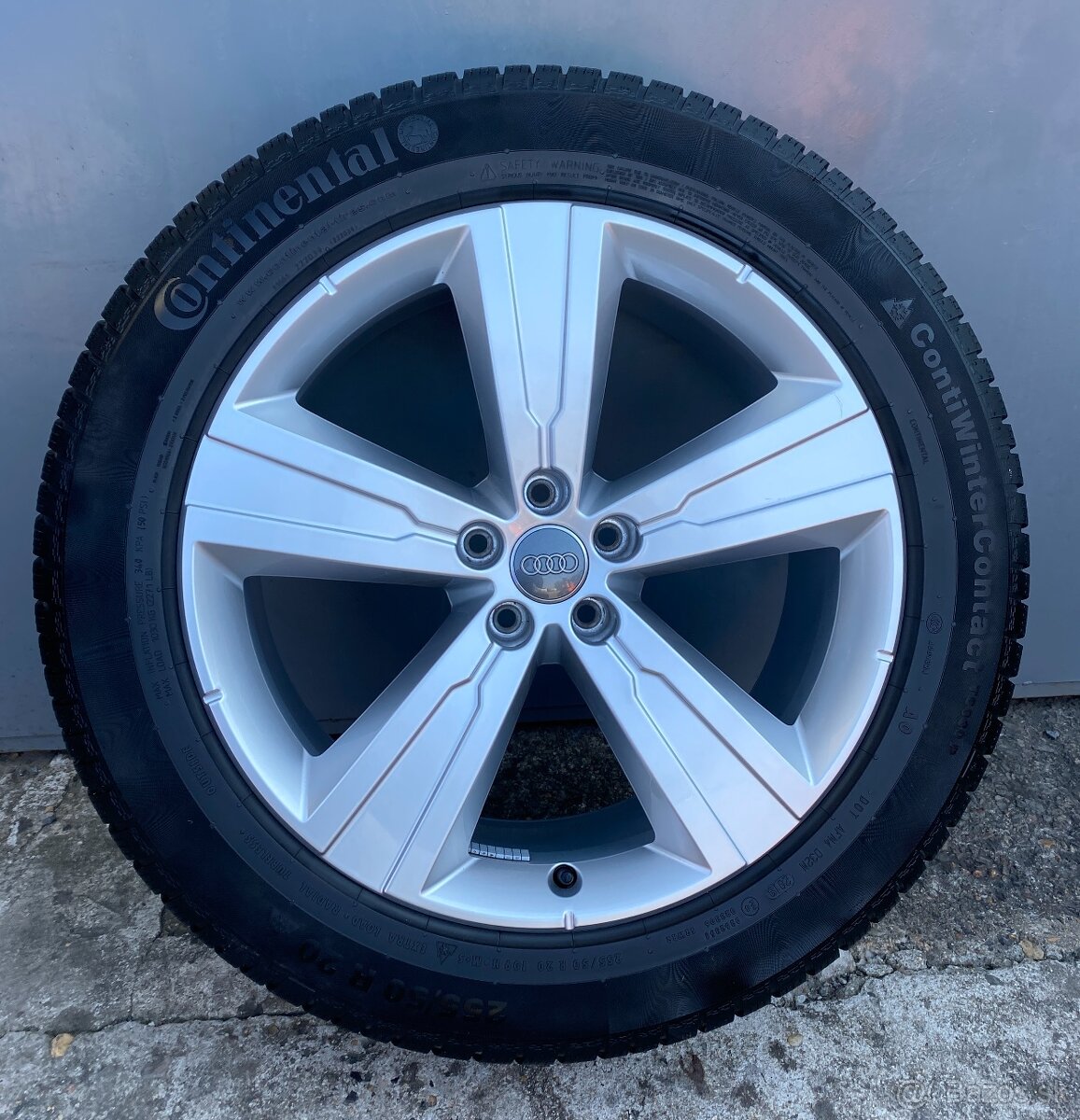 Originální Alu kola 5x112 Audi Q7, SQ7 255/50/20 zimní