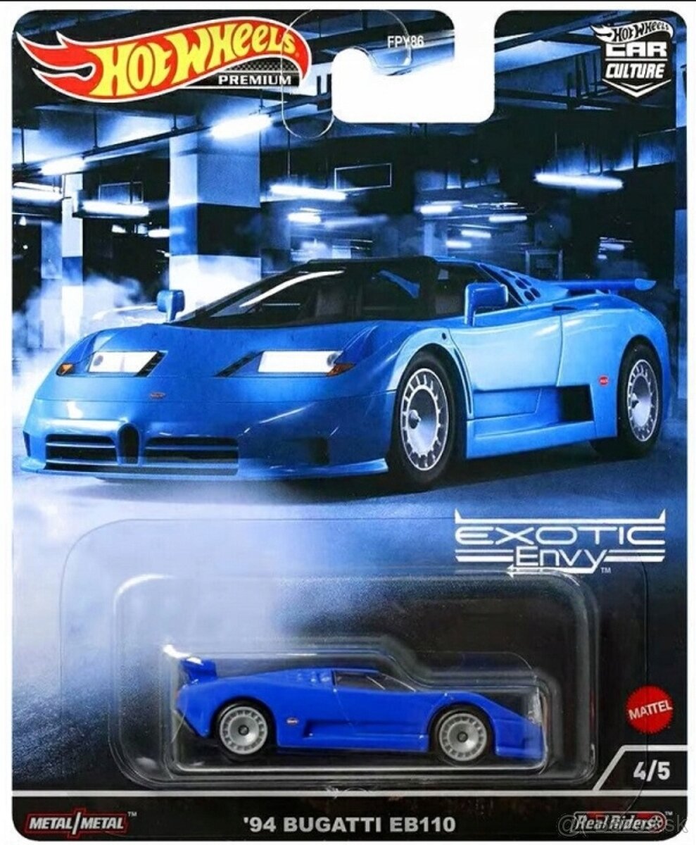 Predám hot wheels bugatti EB 110